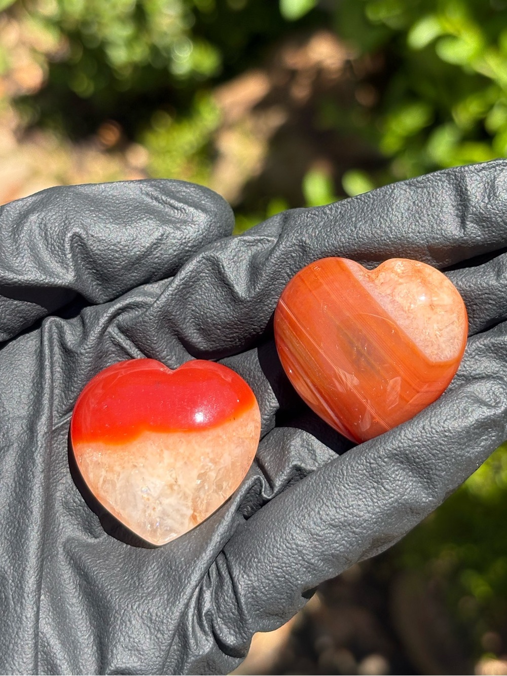 Carnelian Crystal Heart Set - Carving Bundle